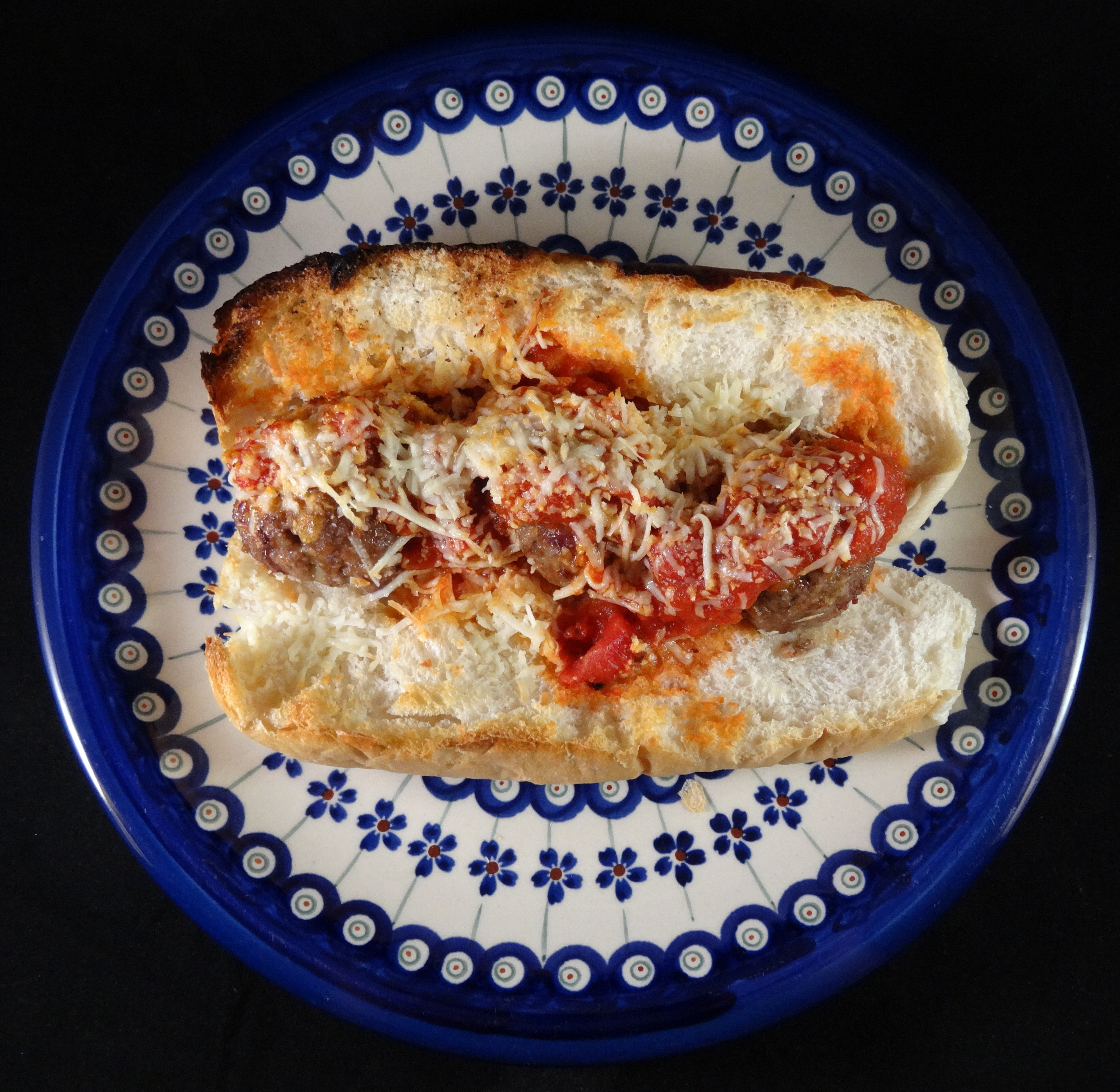 Meatball sub recipe picture. Get a better internet connection so you can see this pic.